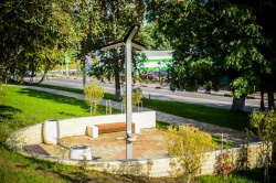 Умное устройство для подзарядки гаджетов и передачи WI-FI на выставочной площадке фестиваля "Зодчество 2017"
